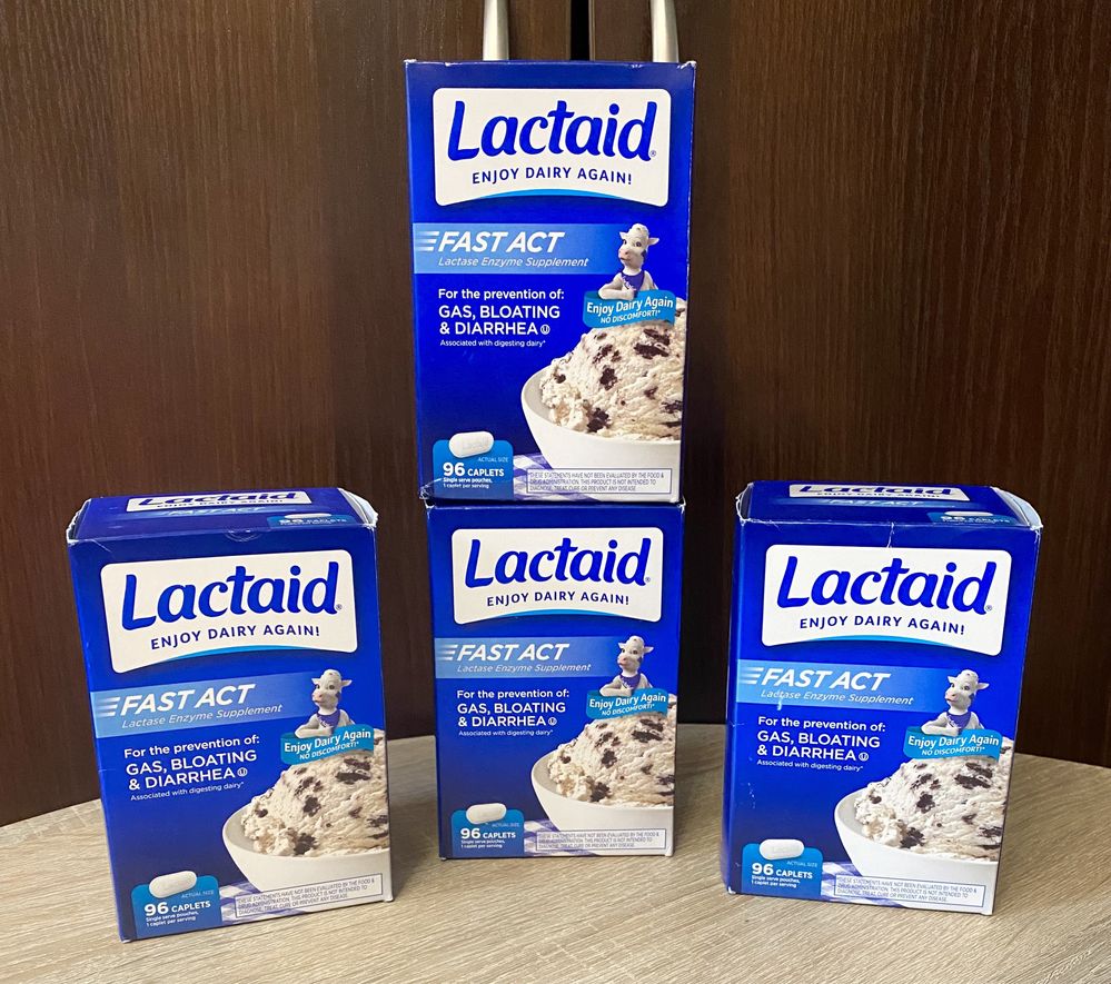Kapsułki Lactaid Fast Act na nie tolerancję laktozy 96szt.