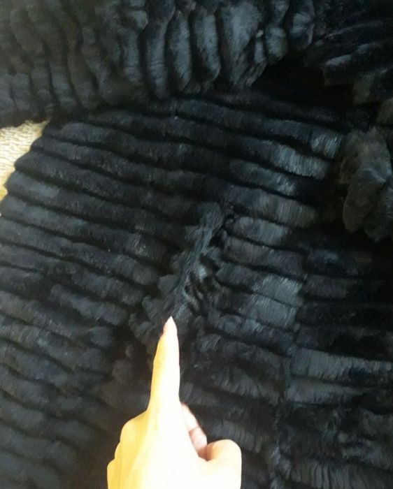 Шуба из стриженого кролика