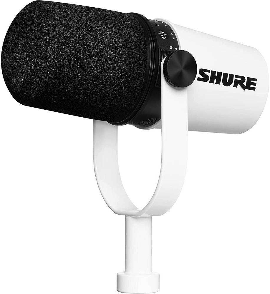 Мікрофон SHURE MV7 white (USB/XLR) новий в наявності