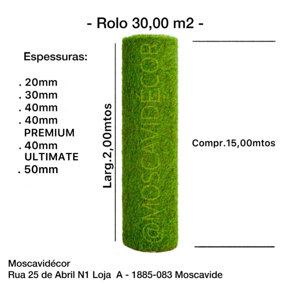 Relva Sintétic /Artificial -  FABRIC PRICE Premium Selection
