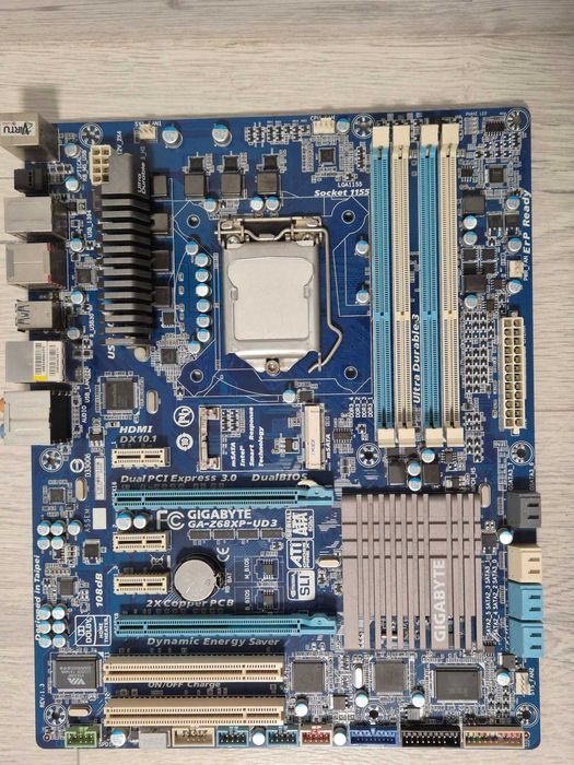 s1155 материнка Gigabyte GA-Z68-XP-UD3 для 2-3 покоління Intel.