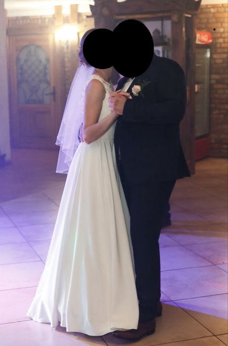 Suknia Ślubna Oksana Mukha 34/36 ecru