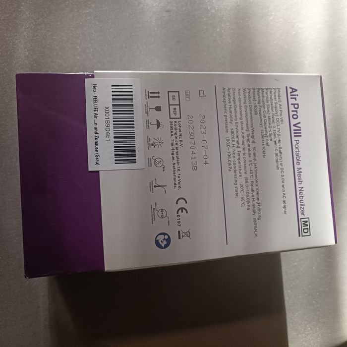 Sprzedam nieużywany nebulizator Feellife Air Pro VIII