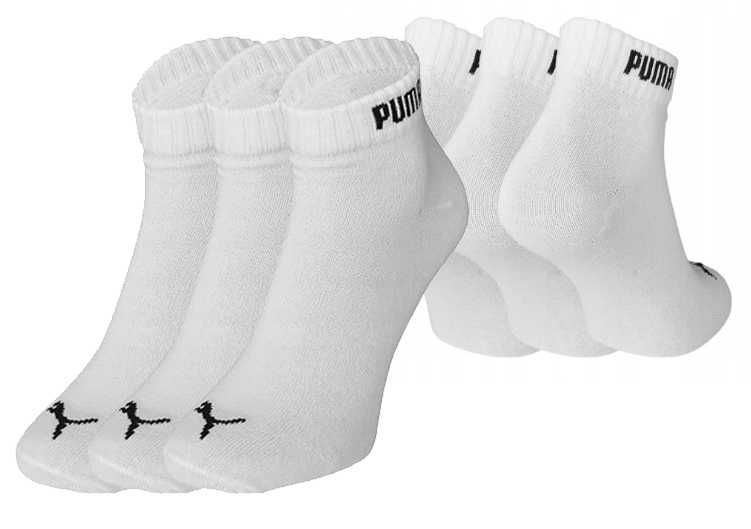 Skarpetki Puma 3Pack Skarpety białe -300 - 43-46 [WYSYŁKA 24H]