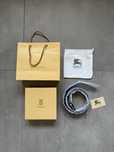 pasek burberry czarny 105 cm