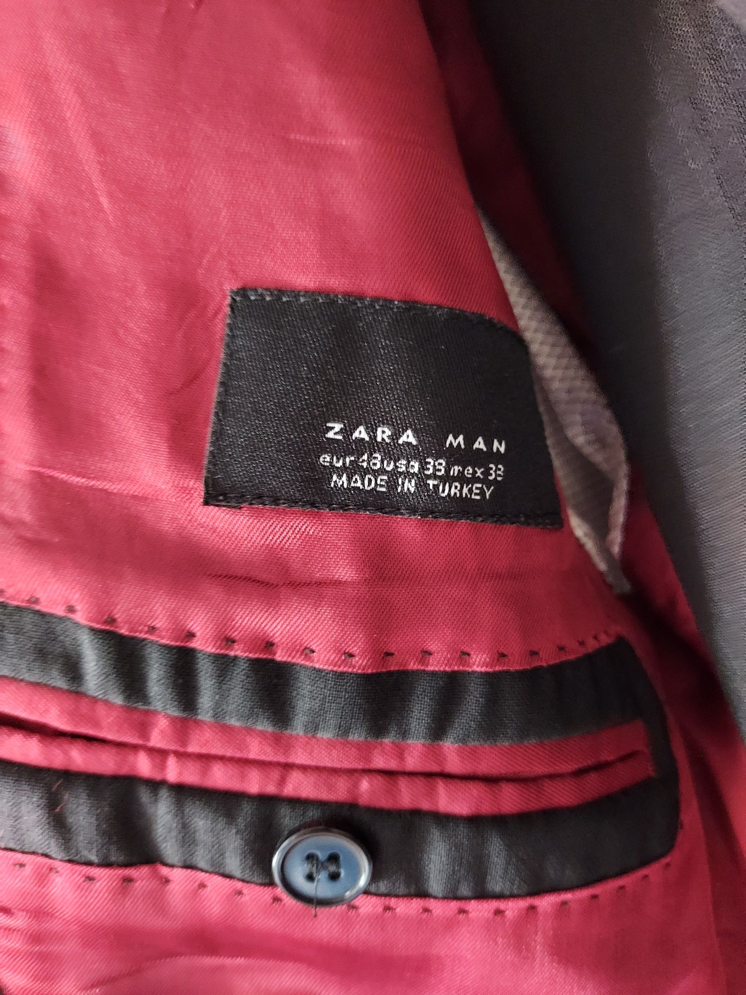 Garnitur męski Zara czarny