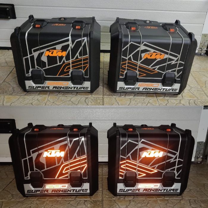 Autocolantes e personalizações motas e malas KTM Adventure