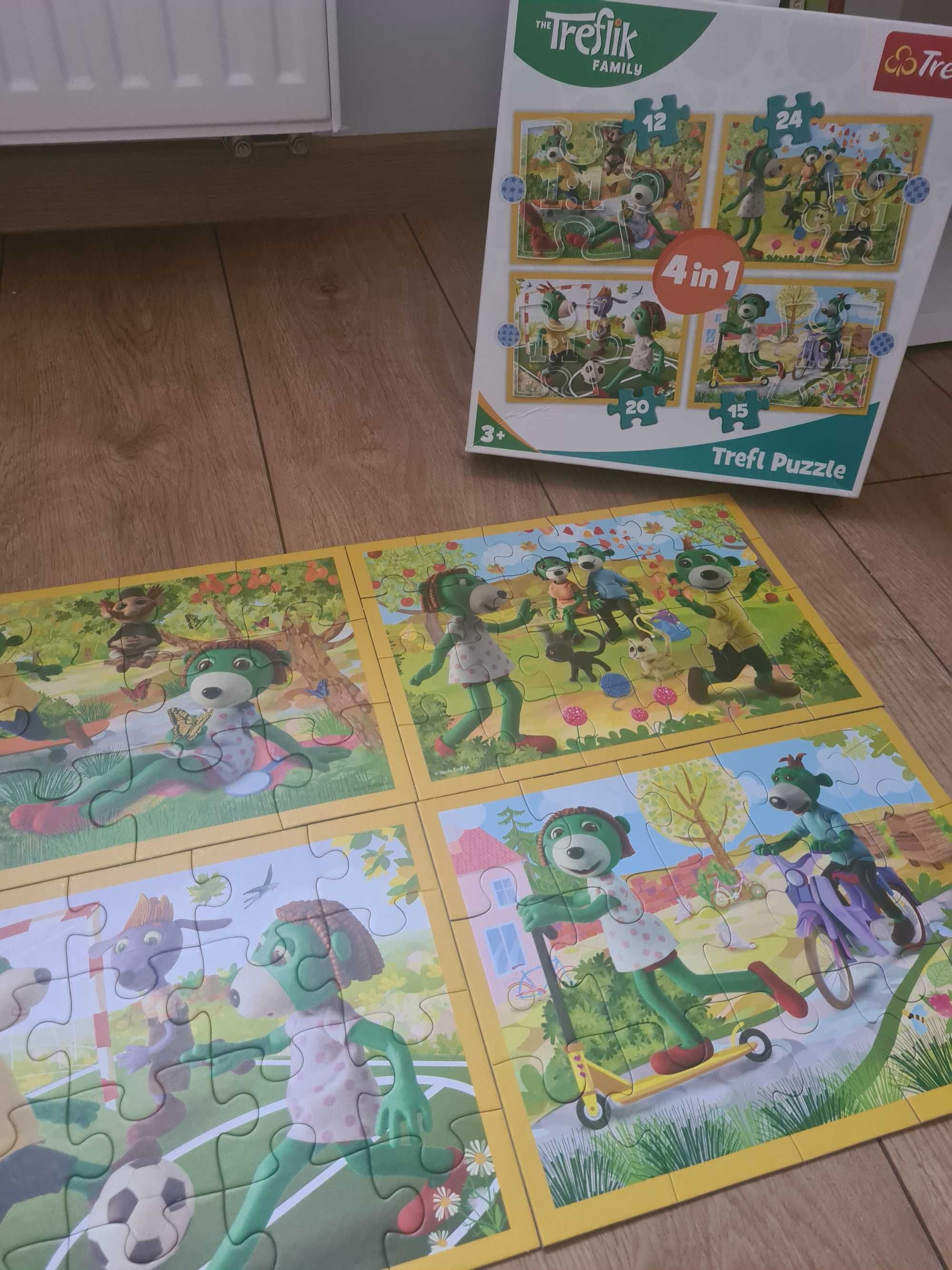 Puzzle 4 w 1 dla dzieci