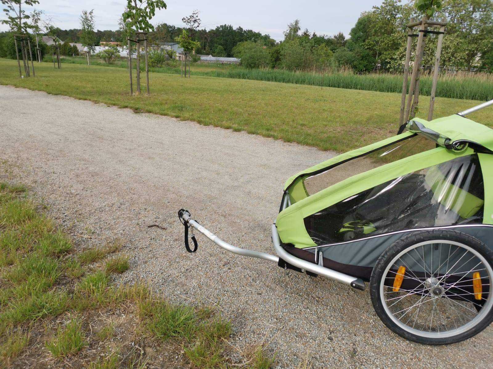 Przyczepka rowerowa, wózek, funkcja biegowa Croozer, 2 osobowa, 3w1