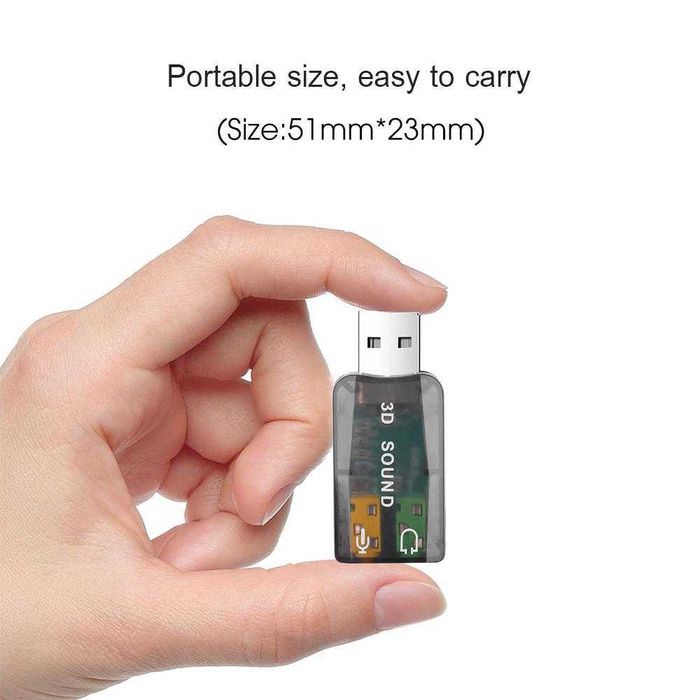 Звукова карта USB → 3.5 мм | Рішення за 30 секунд