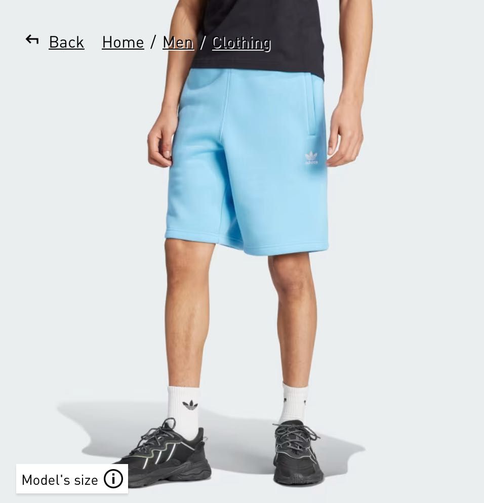 Шорти чоловічі Trefoil Essentials Shorts M, L, XL original