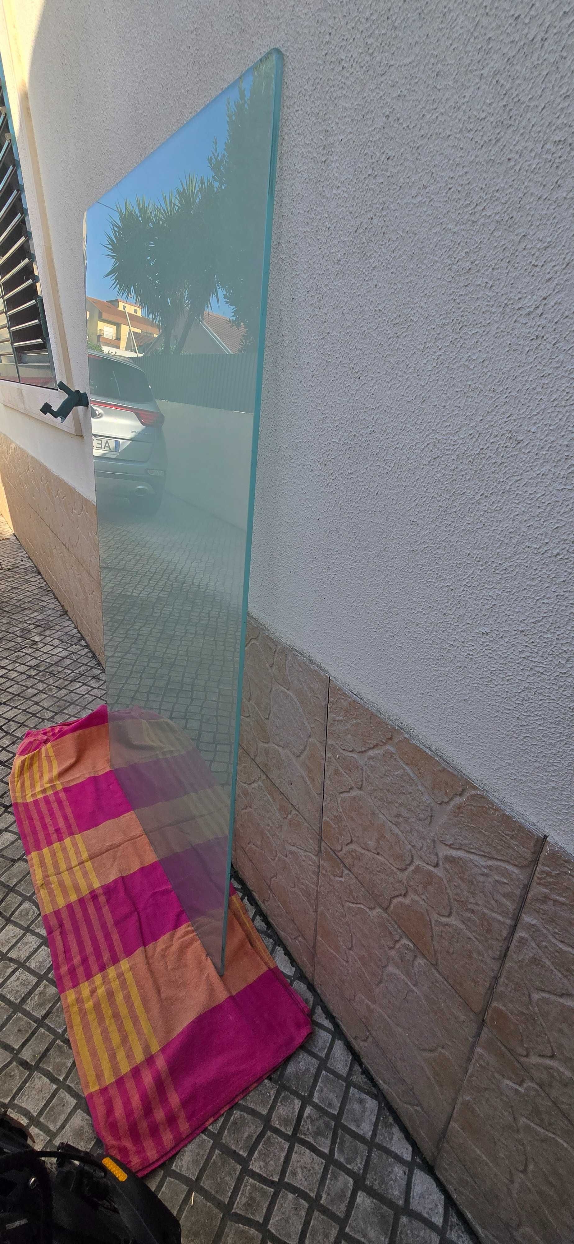 Tampo Vidro Fosco para Mesa - Novo (150x80x10)cm