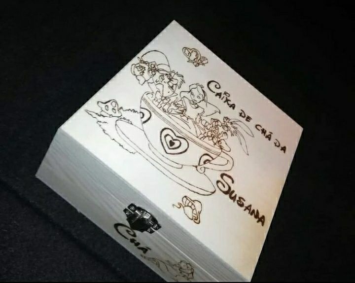 Caixa de chá personalizada