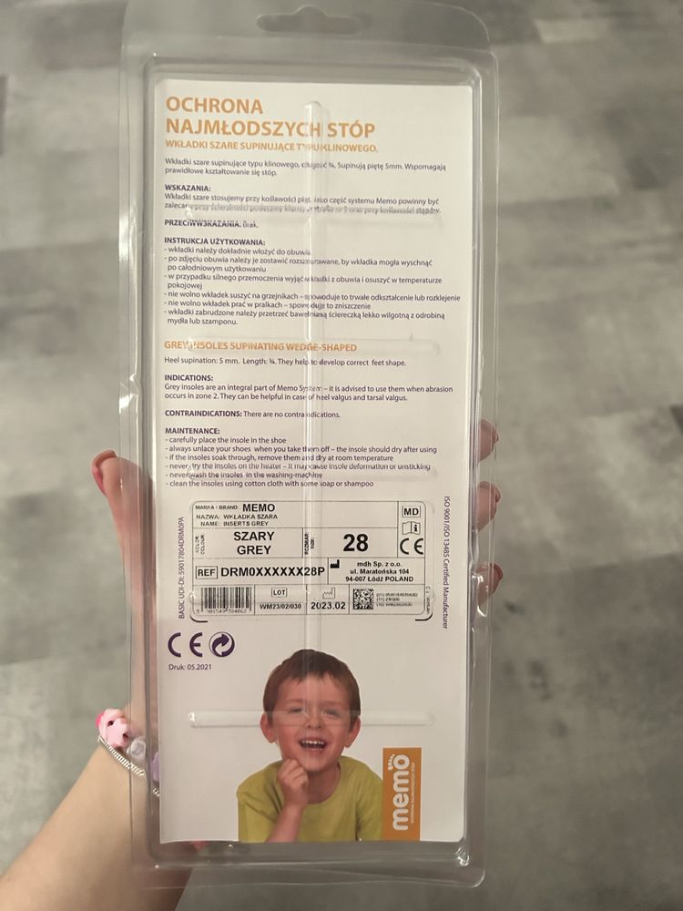 Wkładki szare memo 28 nowe