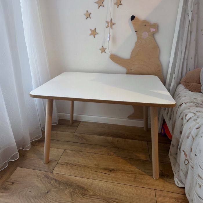 NOWY Stolik Dla Dziecka Do Nauki Zabawy Stabilny Solidny Kompaktowy