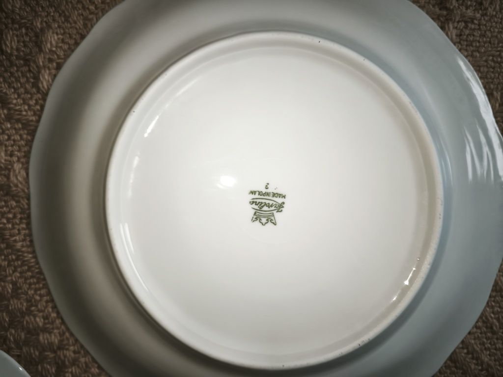 Talerze obiadowe porcelana Karolina