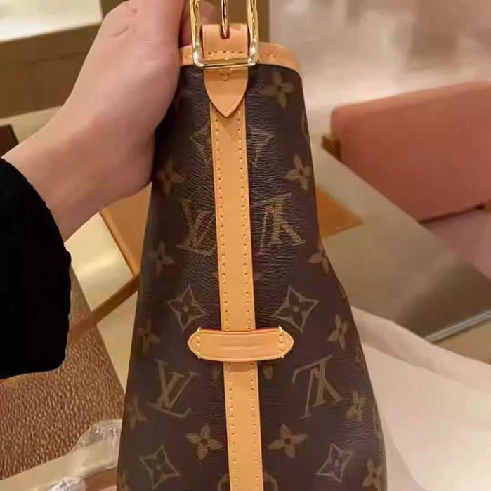 Louis Vuitton LV Carryall MM Brązowa torba na ramię damska