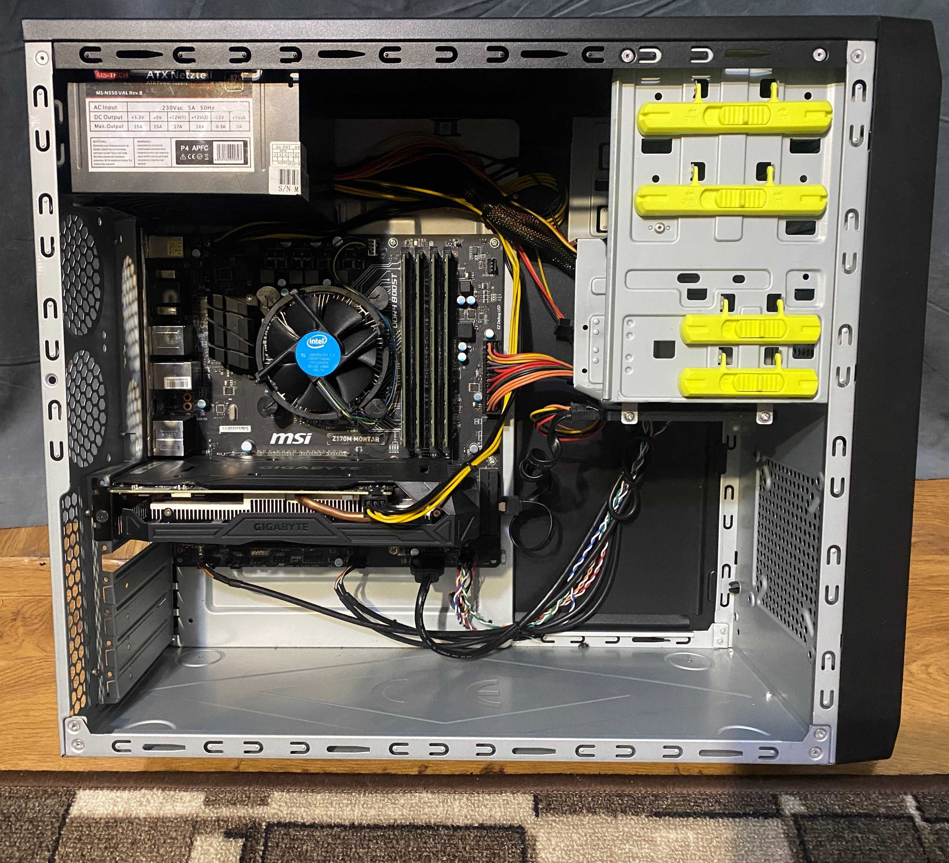 Игровой компьютер пк intel i5 7400 gtx 1060 6 gb 16 gb ddr4 256 ssd