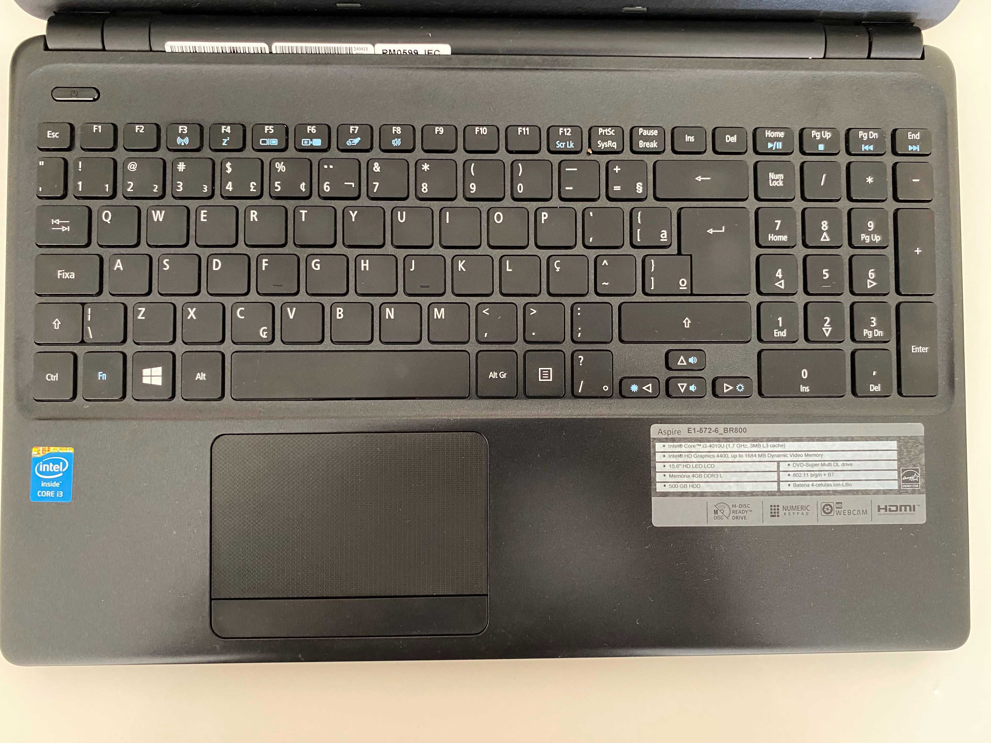Acer Intel Core i3, 8GB RAM, 240 SSD, 15.6'' HD LED LCD