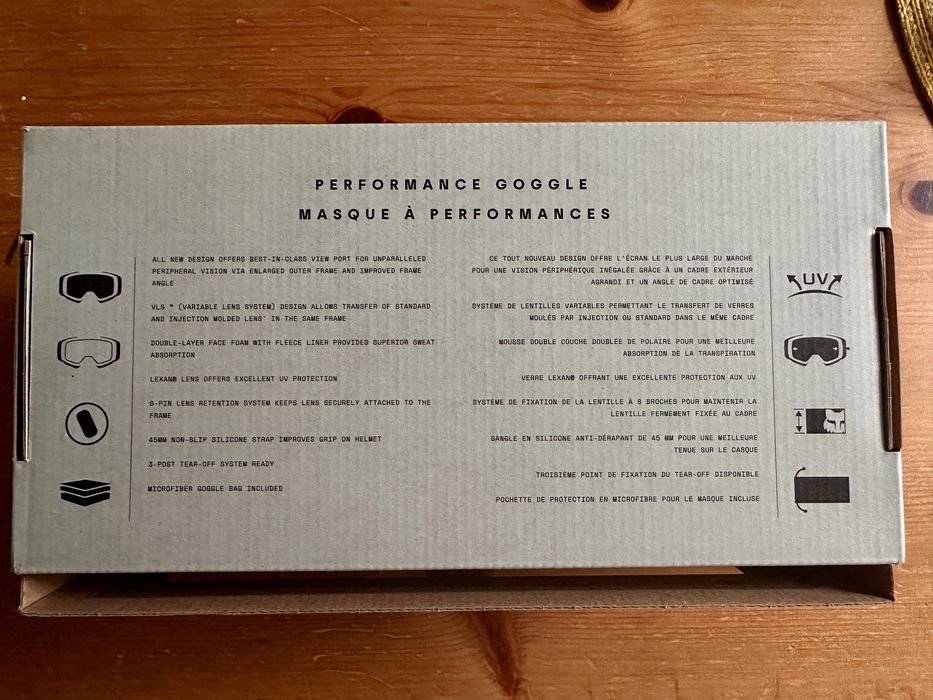 Gogle FOX Main Core Goggle TANGERINE