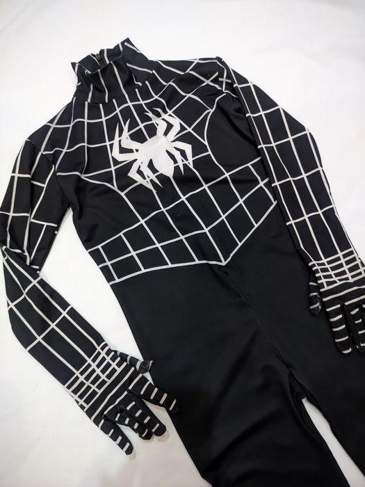 Костюм людина павук чорний для хлопчика на Хеловін