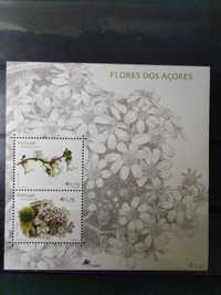 2002 Bloco Flores Dos Açores MNH'**