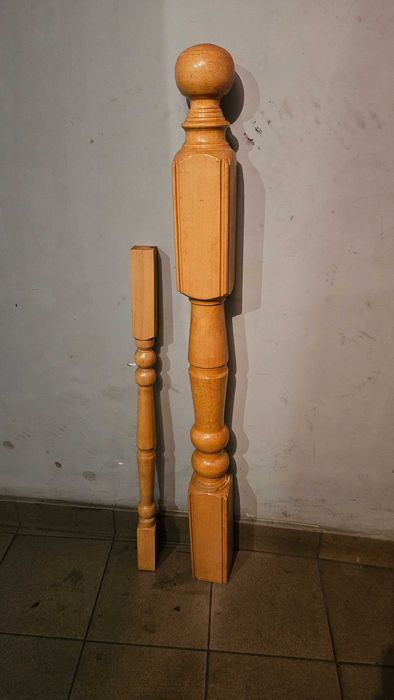 Słupki Bukowe i tralki bukowe