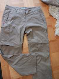 Spodnie damskie Xl trekkingowe bardzo wygodne odpinane nogawki