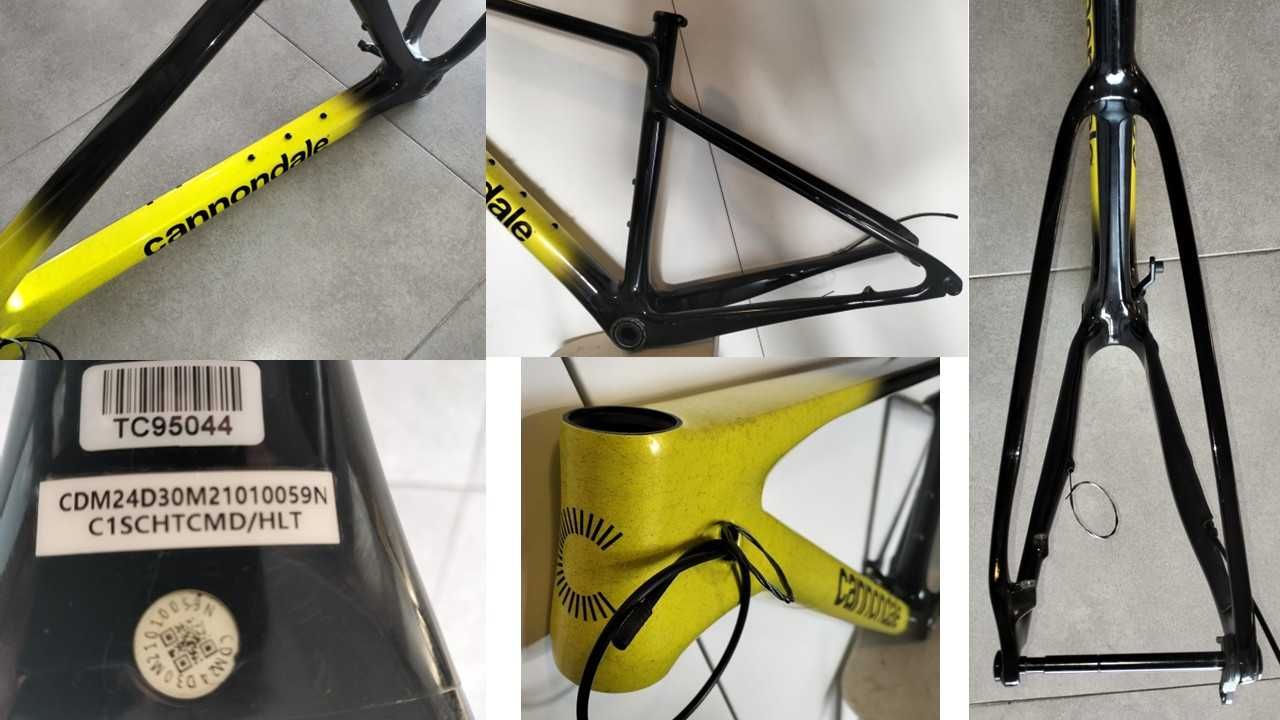 Quadro BTT Cannondale Scalpel HT, carbono + Capacete Endura NOVO