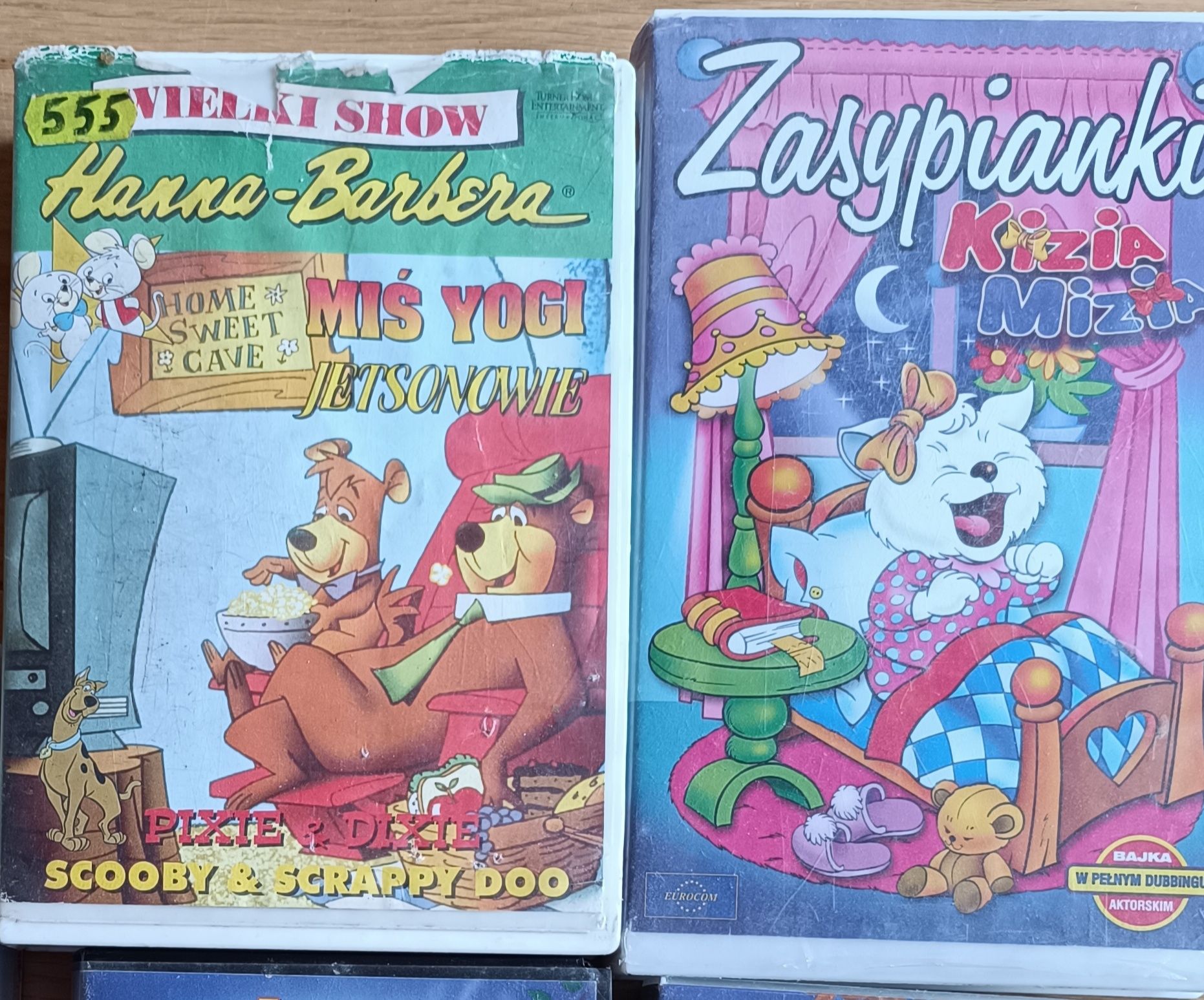 Kasety VHS bajki