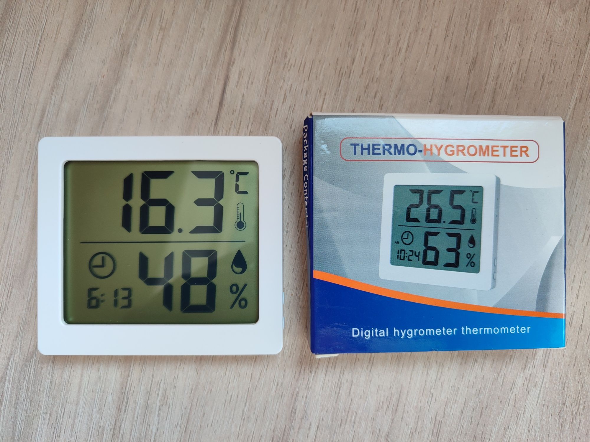 Цифровий термометр, гігрометр