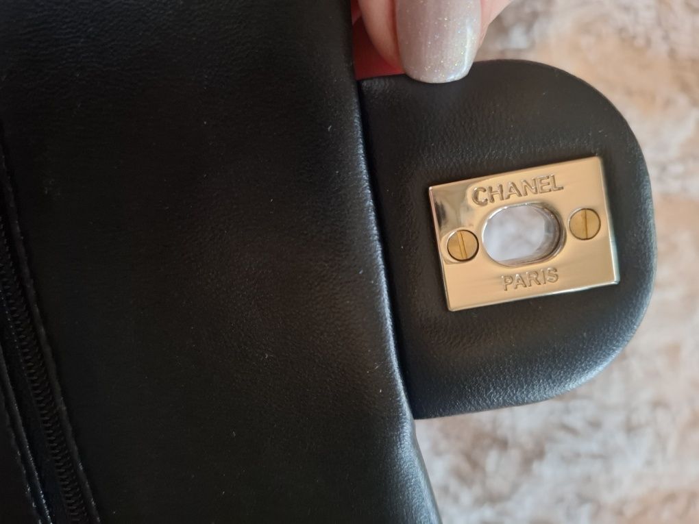 Chanel***torebka double flag bag chanelka