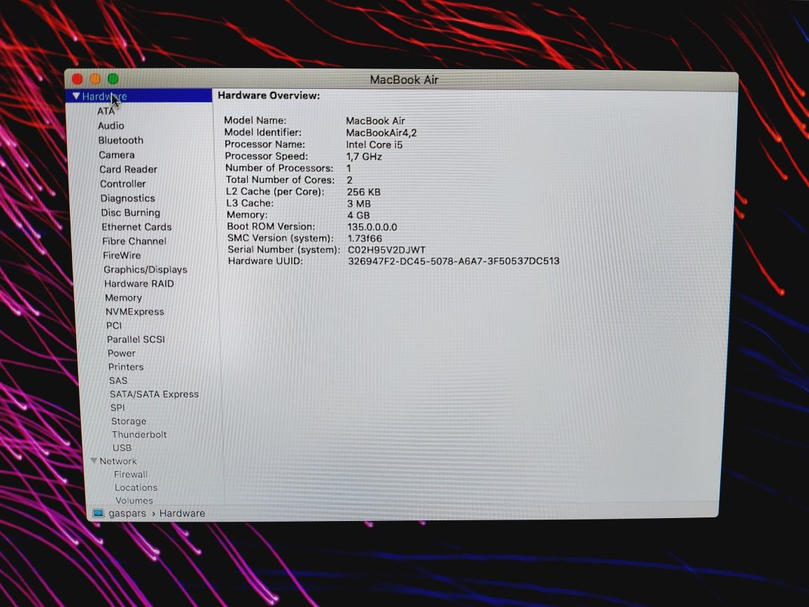Macbook Air - Sem utilização