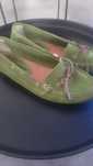 Mokasyny buty skóra Hush Puppies 38 zielone Ecco