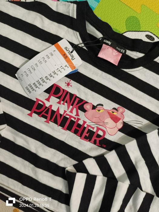 Bluzka pink panthere