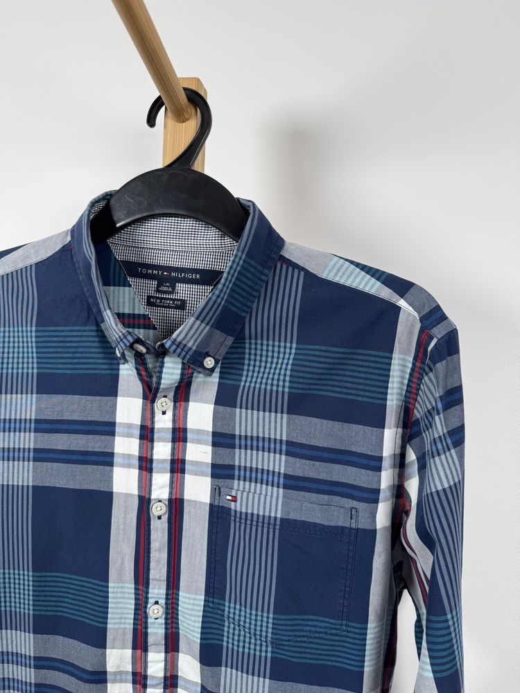 Tommy Hilfiger New York Fit koszula w kratkę L