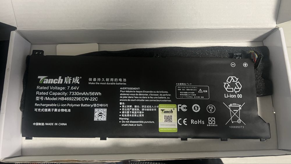 Аккумулятор батарея huawei matebook d14 wah9p hb4692z9ecw-22a