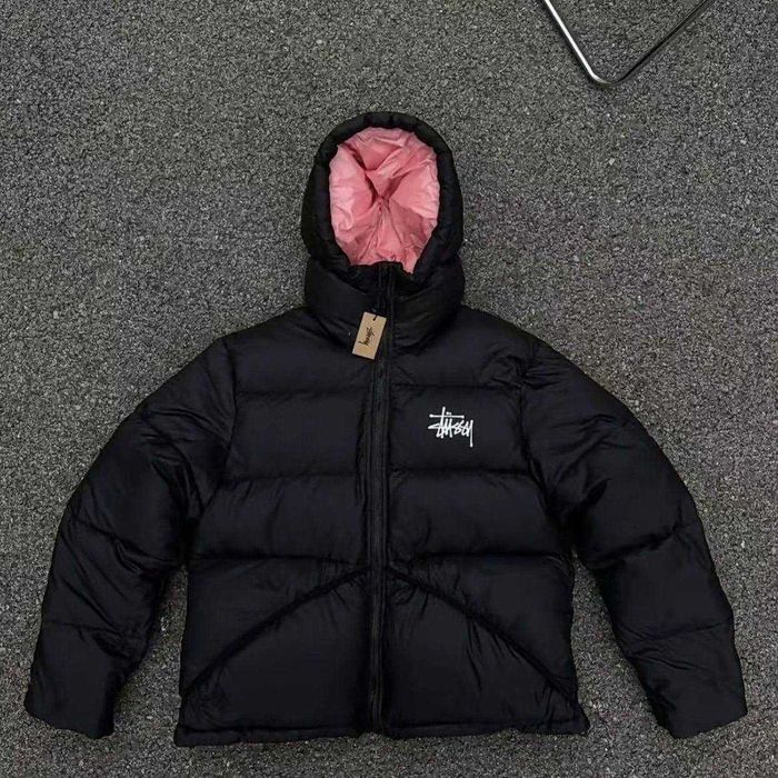(БЕЗ ПЕРЕДОПЛАТИ)Stussy Puffer Jacket куртка пуховик стусі чорний