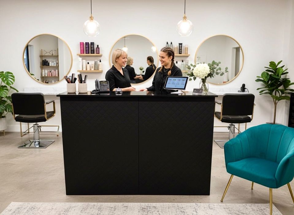 NOWA Recepcja / Lada Sklepowa / Sprzedażowa / Kosmetyczna / 150cm