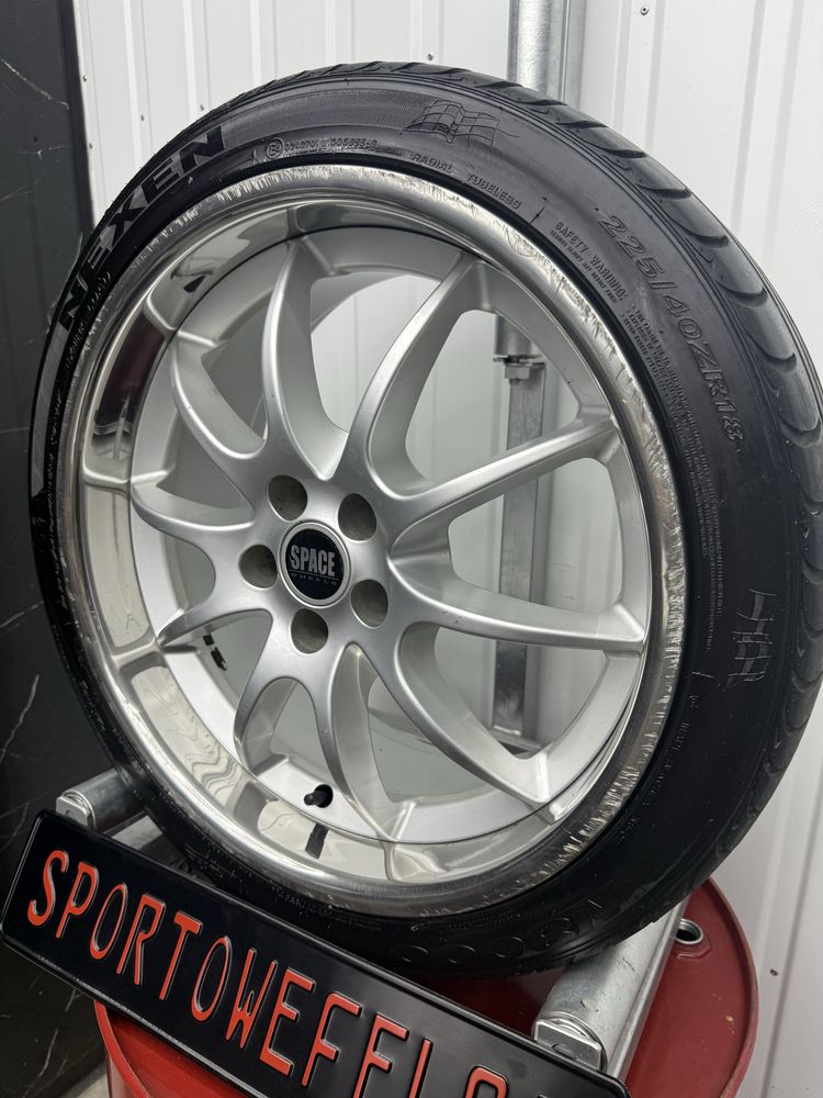 Alufelgi KOMPLET 18 cali 5x100 AUDI VW Subaru TT GOLF opony LETNIE