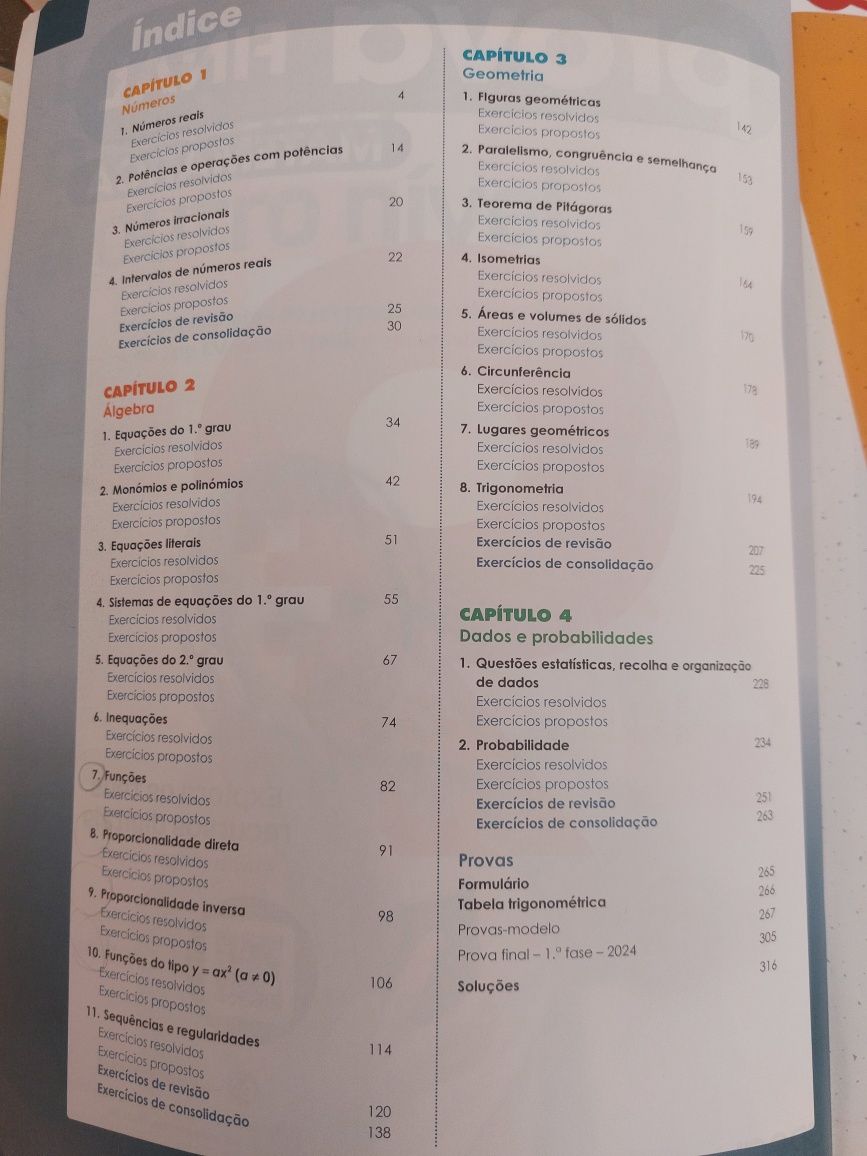 MATEMATICA manual de preparação para exame 9.ano