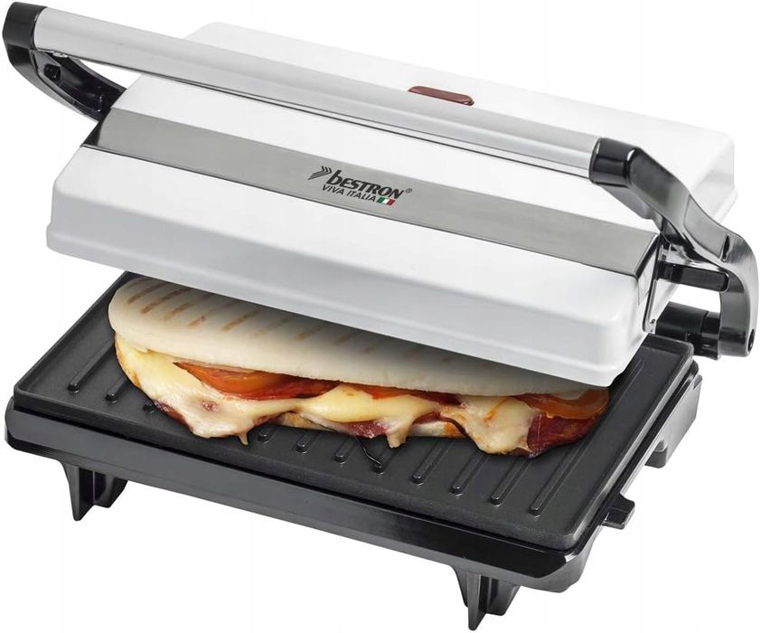 Kontaktowy grill elektryczny panini Bestron APM123W 700W