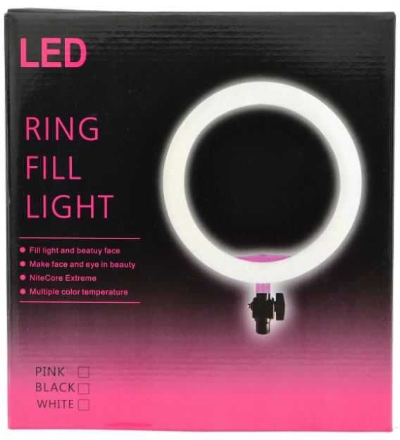 Кольцевая светодиодная Led лампа для блогера,фотографа,визажиста 26 см