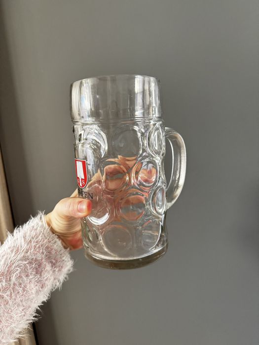 Duży kufel do piwa ( fajny prezent )