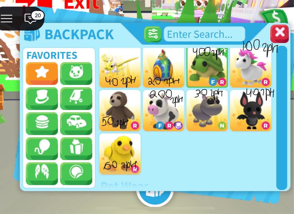 Продаю петів в адопт мі/ adopt me, pets