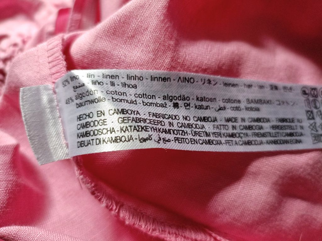 Сукня сарафан міді Zara з льону
