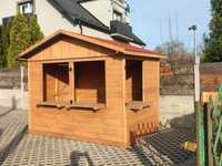 Domek handlowy drewniany kiosk 3x2m Nowy.