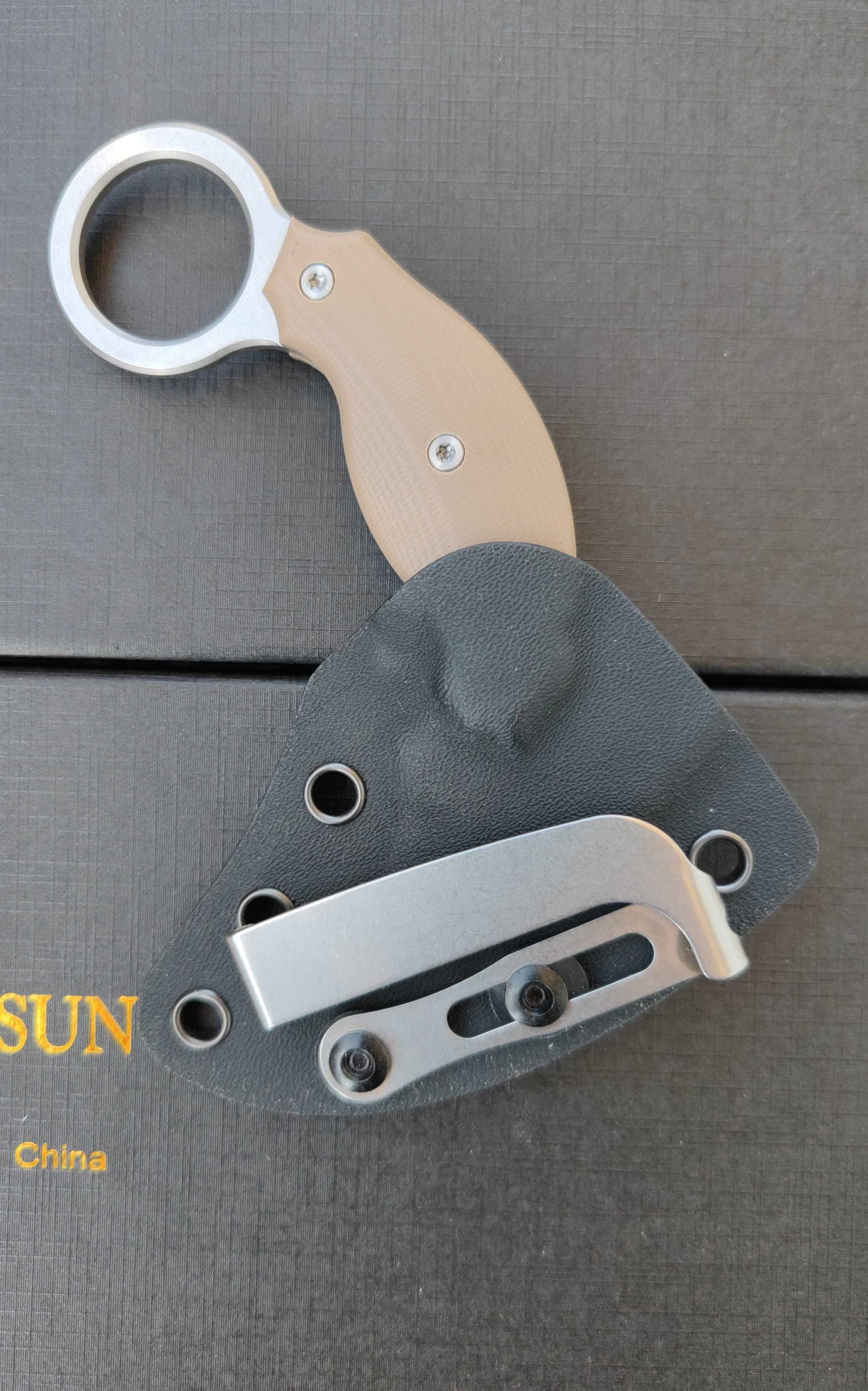 Karambit Derespina TwoSun Claw TS477 kydex
