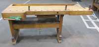 Stary stół stolarski projektowy strugnica porządny solidny drewniany