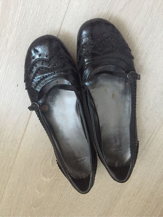 Женские кожаные балетки